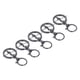 thumbnail image 5 of Herrajes para llaveros Bling Bling Kit de llaveros 30 juegos de anillos para llaveros, 5 of 12