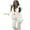 White, variant on Fashion Women Ski Wear Jacket Hoodie with Zipper - One-Piece Leisure Ski Wear for Outdoor Sports and Winter Holidays,Yellow,L