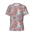 thumbnail image 3 of Rocae Cartoon Hearts for Men's Moisture-Wicking Crew Tee - T-Shirt for Sports, Outdoor Activities, and Casual Wear3X-Large, 3 of 9