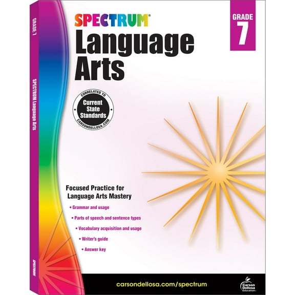 Pre-Owned Spectrum Language Arts, Grade 7: Volume 17 (Paperback) 1483812111 9781483812113