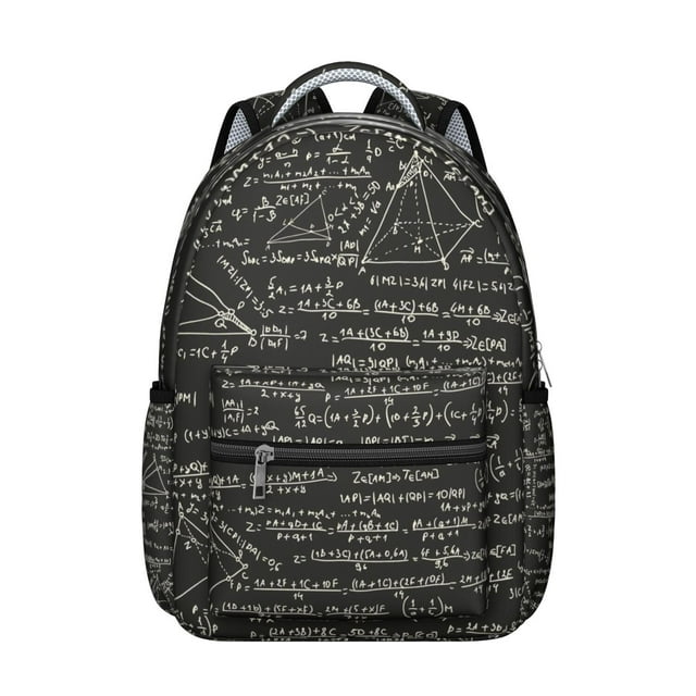 Astronomy Experiment Students Backpack Scientific Formula Science Classroom School Bag with Chemistry Physics Biology Design, Durable and Comfortable