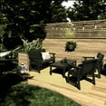 thumbnail image 2 of Highwood 4pc Weatherly Conversation Set - 4ft Bench, Two Garden Chairs and Conversation Table, Outdoor, Eco-friendly, Synthetic Wood, 2 of 8