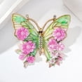 thumbnail image 2 of Jiibva Vintage Butterfly Brooch Pin Stylish Elegant Flower Butterfly Lapel Pins Badge Delicate Jewelry Gifts for Women Dress Accessory, 2 of 7