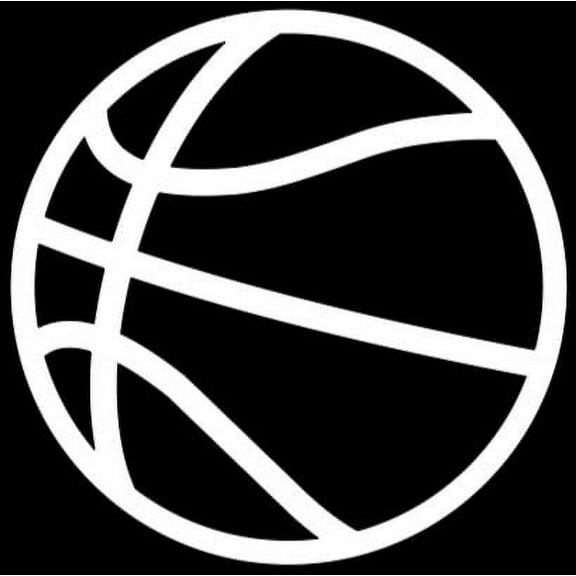Basketball - Car Window - Premium Vinyl Decal/Sticker