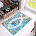 thumbnail image 3 of MKHERT Colorful Christian Fish Christian Symbol Doormat Rug Home Decor Floor Mat Bath Mat 30x18 inch, 3 of 3