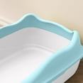 thumbnail image 6 of Semi-Enclosed Cat Litter Box with Scoop & Sifter,Large Open Top Litter Pan for Cats,Non-Slip Leak-Proof Plastic Tray,High Sides Reduce Tracking,Easy Clean Litter Box for Indoor Cats, 6 of 6
