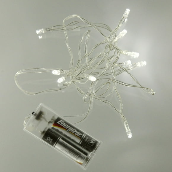 10 LED String Light Battery Operated - White