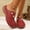 Red, variant on Clogs for Women Slip on Mules: Walking Comfortable, Non Slip, Closed Toe Sandals, Casual Summer Shoes White 6.5(38)