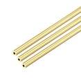 thumbnail image 5 of Uxcell 3.5mm OD 1mm Wall Thickness 300mm Length Brass Round Tube 3 Pack, 5 of 5