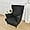 Black, variant on XUELC 2 Pieces Wingback Armchair Slipcover Stretch Chair Slip Covers Washable Armchair Protector Cover for Living Room and Bedroom Beige