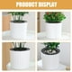 thumbnail image 4 of 4 macetas blancas para orquídeas, de plástico, para interiores, autorriego, con agujeros, para viveros, plantas, plántulas y jardinería, 4 of 7
