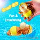 thumbnail image 5 of Baby bath water toy - Monkey Bath Toys for Toddlers and Kids 1-3 2-4 3-5, Yellow Backstroke Monkey Wind Up, Novelty Wind Up Bath and Floating Pool Toys for Babies 0-6 6-12 Months, 5 of 5
