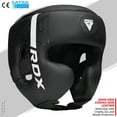 thumbnail image 6 of RDX Headgear for Boxing, MMA Training, Adjustable Padded KARA Head Gear for Cheeks, Forehead and Ear Protection, Muay Thai Headgear, Kickboxing, Sparring, Martial Arts, Karate, Taekwondo Helmet, 6 of 11