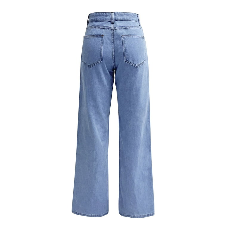 Cargo Jeans for Women High Waisted Wide Leg Jeans with Flap Cargo Jeans for Women High Waisted Wide Leg Jeans with Flap