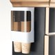 thumbnail image 2 of Water Cooler Cup Dispenser, Pull Type Wall Mounted Dispenser for Bathroom, Office, Home, Gym, Hospital - Compact Cup Storage Solution – White（Excluding cups）, 2 of 5