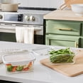 thumbnail image 4 of Better Homes & Gardens 4Cup Rectangle Glass Food Storage Container with Tritan Lid. Set of 2, 4 Pieces, Designed to Help with Pantry Storage and Everyday Organization, 4 of 8