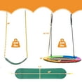 thumbnail image 2 of Gymax Swing Frame Stand with 2 Swing Set Swing Sets for Backyard w/ Ground Stakes, 2 of 10