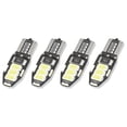 thumbnail image 1 of 4uds Coche T10 LED Luz Blanco 5630 Canbus Error Libre Bombilla Lámpara, 1 of 1