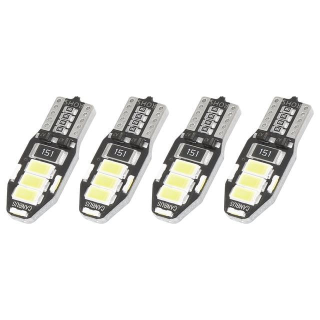 4uds Coche T10 LED Luz Blanco 5630 Canbus Error Libre Bombilla Lámpara