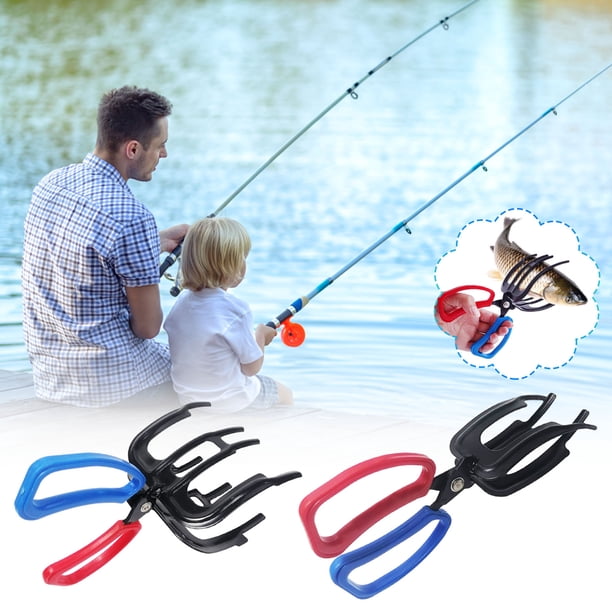 Alicates metálicos para el control de peces para la pesca | Herramienta de sujeción para quitar ganchos | Mango antideslizante | Mandíbula dentada | Agarre seguro | Portátil | Grande 21x11,5cm o
