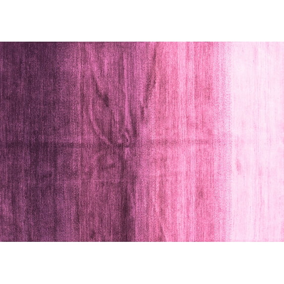 Ahgly Company Indoor Rectangle Abstract Pink Contemporary Area Rugs, 3' x 5'