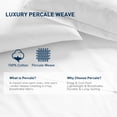 thumbnail image 3 of HOMTEC 100% Cotton Flat Sheet 2-Pack, Crisp Soft Percale Cotton Top Sheet for Massage Table, Hospital, Dorm (Twin / Twin XL, White), 3 of 9