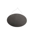thumbnail image 1 of Pequeñas pizarras colgantes Letreros Tablero trasero lindo Letreros de comida Mini pizarras Letreros Tablero de mensajes Letreros para decoraciones de Oval BLESIY Pizarra de doble cara, 1 of 8