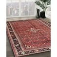 thumbnail image 3 of Ahgly Company Machine Washable Indoor Rectangle Traditional Orange Salmon Pink Area Rugs, 2' x 4', 3 of 7