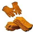 thumbnail image 2 of 3/5/10 Pairs Labor Protection Soft Cowhide Safety Protection Wear-Resistant Insulated Welding Gloves, 2 of 7