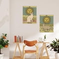 thumbnail image 5 of Tarot Tapestry Polyester Bohemian Astrology Wall Tapestry for Bedroom Living Room Decoration Rectangle Cat Shape 500x400mm 4pcs/set, 5 of 8