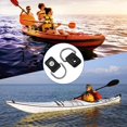 thumbnail image 4 of 10 Pcs Kayak Safety Mount Fishing Boat Black Rigging D Ring with Screws Used with a Paddle Leash for Canoe Bungee Kit Accessory, 4 of 5