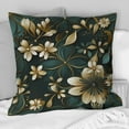 thumbnail image 2 of Designart "Gilded Floral Grandeur Victorian Style I" Geometric Printed Throw Pillow, 2 of 5