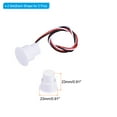 thumbnail image 2 of Uxcell Magnetic Reed Switch, 2 Pack NO NC Door Sensor Window Contact Switch, White, 2 of 5