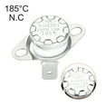 thumbnail image 4 of Uxcell Temperature Control Switch Thermostat 185°C 10A N.C 5 Pack, 4 of 5