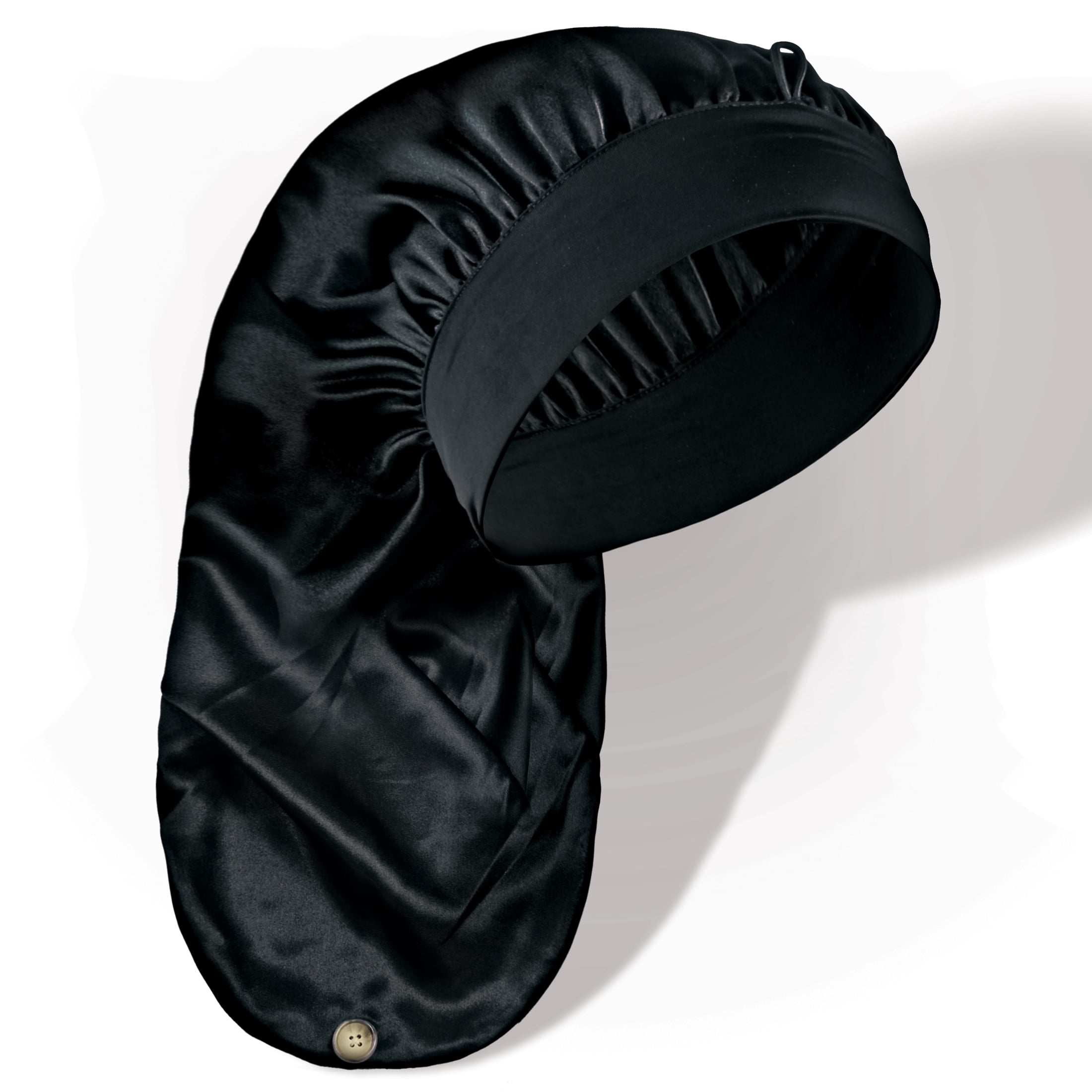 (3 pack) Evolve Large Satin Braid Bonnet, Black