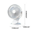 Bmnokb Personal Fan, Enjoy A Cool And Relaxing Environment With Our USB ClipOn Fan 5Speed