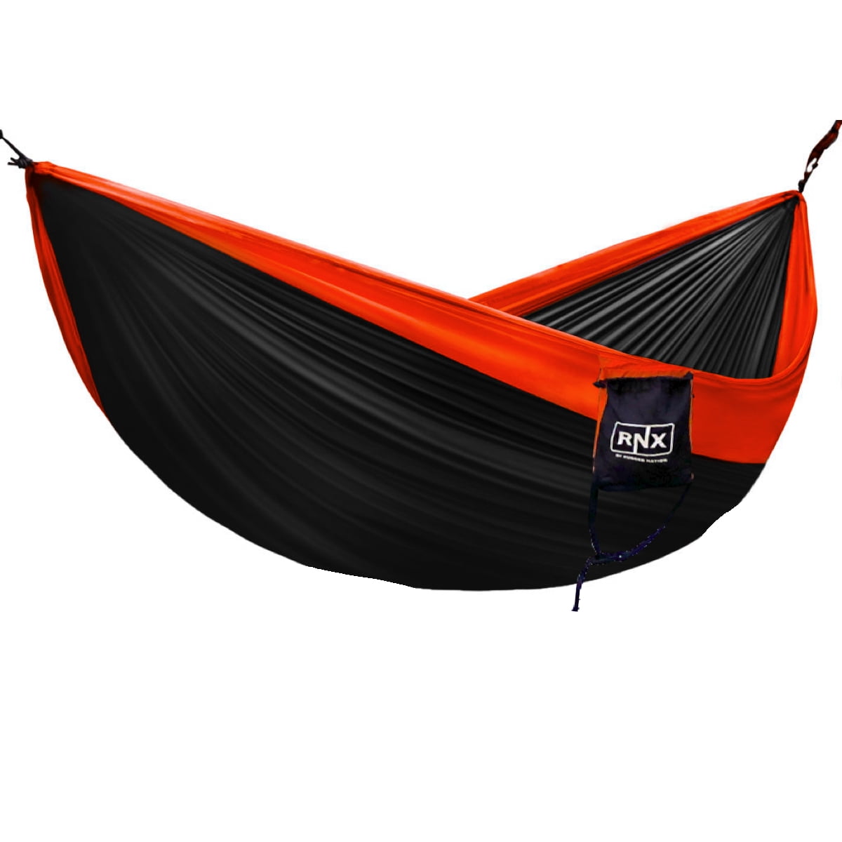 RNX Orange Portable Double Hammock Lightweight Parachute Nylon for Camping Outdoor