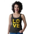 thumbnail image 3 of Love Sunflower Shirt for Women Girls Cute Summer Racerback Tank Top XX-Large Black, 3 of 5