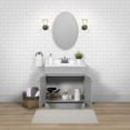 thumbnail image 3 of Zenith Home Bathroom Vanity, Single Sink, 2 Door, 30" Wide, Laminated Engineered Wood, Gray 1360 oz, 3 of 3