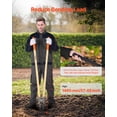 thumbnail image 4 of VEVOR Post Hole Digger with Wood Handle and Scale Markings 57.5" Manual Hole Digger, 4 of 9