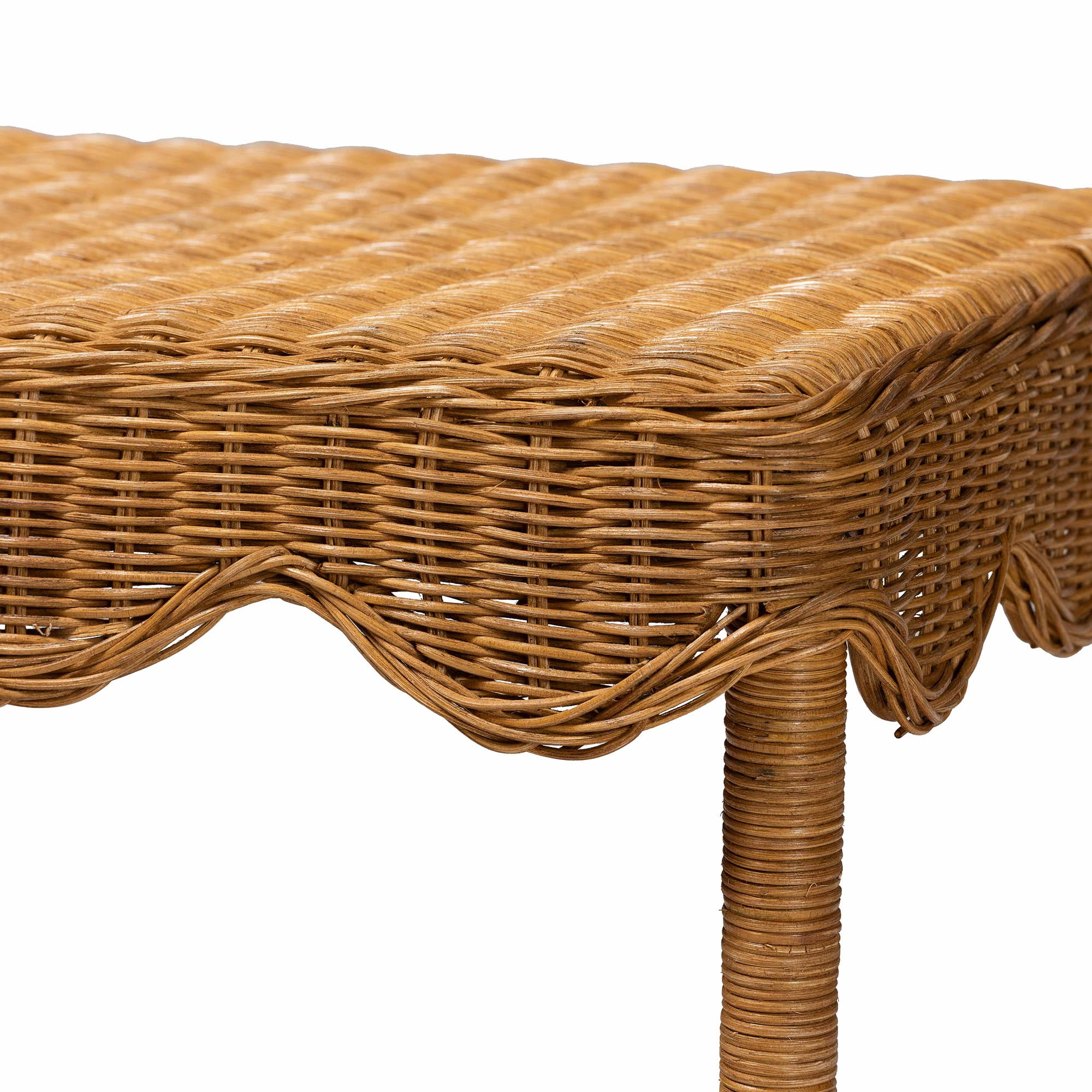 bali & pari Oteria Boho Side Table, Light Honey