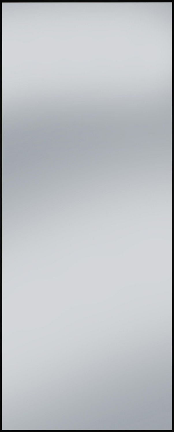 Hometrends Aluminum Leaner Mirror,Full Length Mirror, Leaning or Hanging, Brushed Black, 27in x 70in.