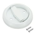thumbnail image 1 of Tiradores de Puerta Deslizante Empotrados Uxcell, Manijas Redondas Ocultas para Closet, Botón Flush con Tornillos Blanco, 1 of 6