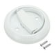 thumbnail image 1 of Tiradores de Puerta Deslizante Empotrados Uxcell, Manijas Redondas Ocultas para Closet, Botón Flush con Tornillos Blanco, 1 of 6