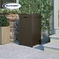 thumbnail image 4 of Suncast Hideaway Outdoor Patio 33 Gal Garbage Waste Trashcan Bin, (5 Pack), 4 of 12