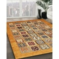 thumbnail image 3 of Ahgly Company Machine Washable Indoor Rectangle Abstract Yellow Orange Area Rugs, 2' x 4', 3 of 7