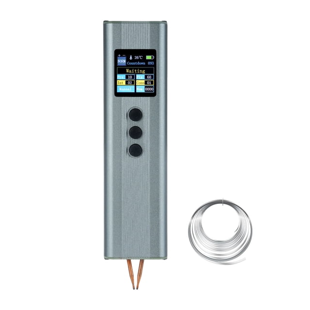 Batería Soldador Portable Soldador Portable Soldador 2200 Mah Litio Batería de Litio 1.33 Pulgadas Pantalla de color Tft Pantalla de 11 Viernes Soldador de Soldadoura de Batería