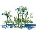 thumbnail image 3 of Women's 100% Cotton Comfortable Tee with Coconut Tree Design, 3 of 17