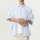 thumbnail image 5 of pstuiky camisetas de hombre, Camisa de manga larga vintage informal con solapa y botones a rayas para hombre camisetas de hombre l, 5 of 6