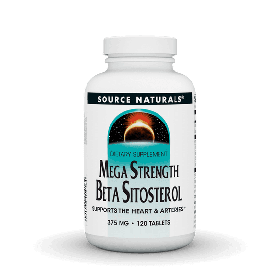 Mega Strength Beta Sitosterol 375 Mg - 120 Tablet - Source Naturals